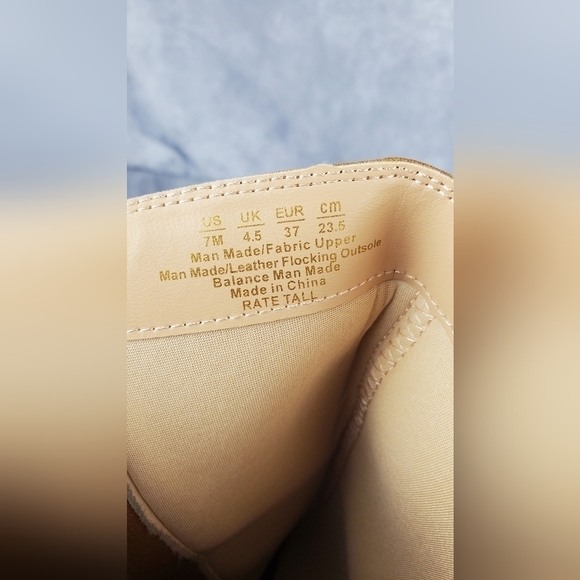 Dr. Scholl's Shoes Womens Rate Tan Faux Leather Knee-High Boots Shoes Size 7M - Picture 5 of 12